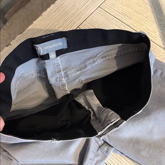 Wit & Wisdom Ab Technology Light Gray Pants Size 6 - Picture 4 of 8